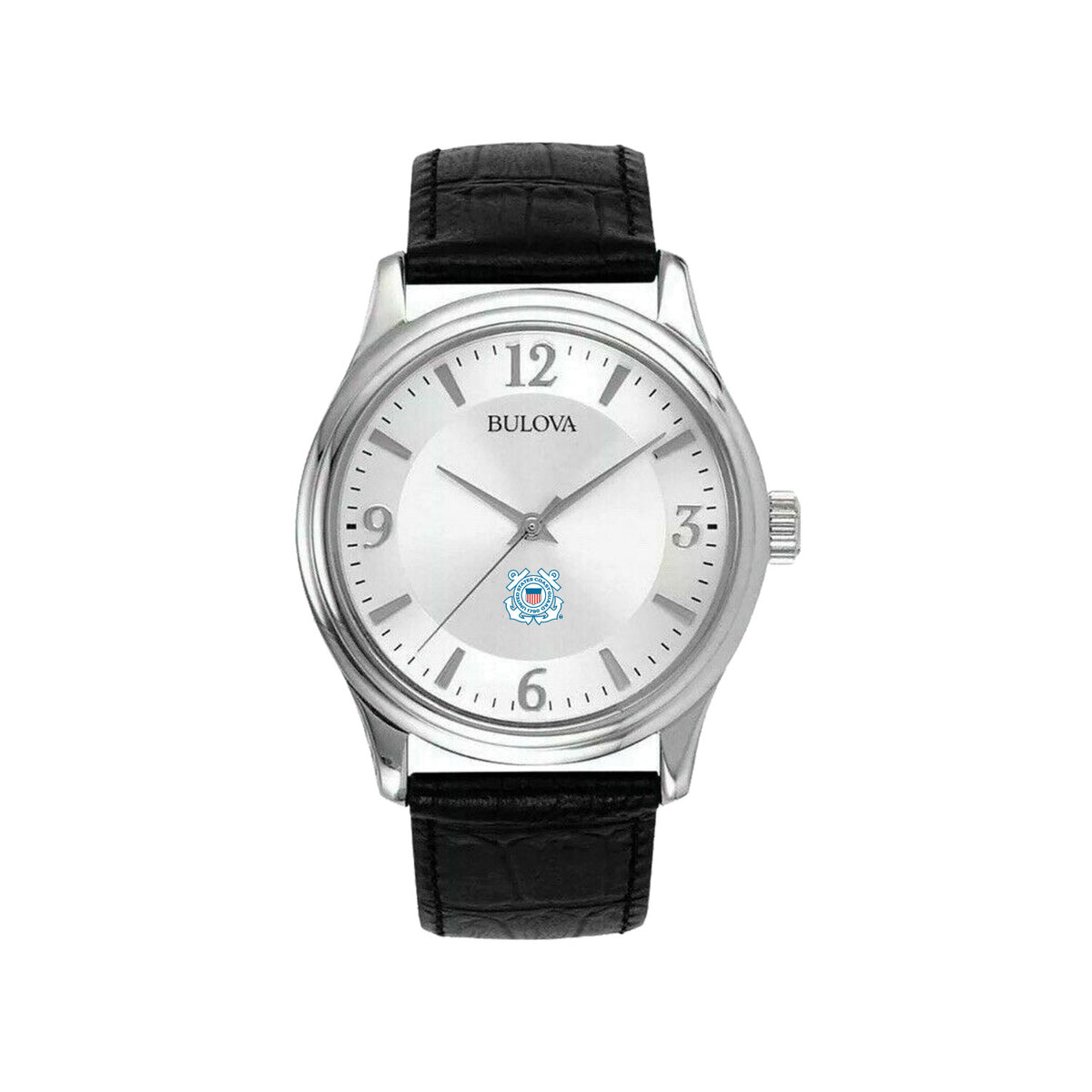 Bulova leather watch best sale