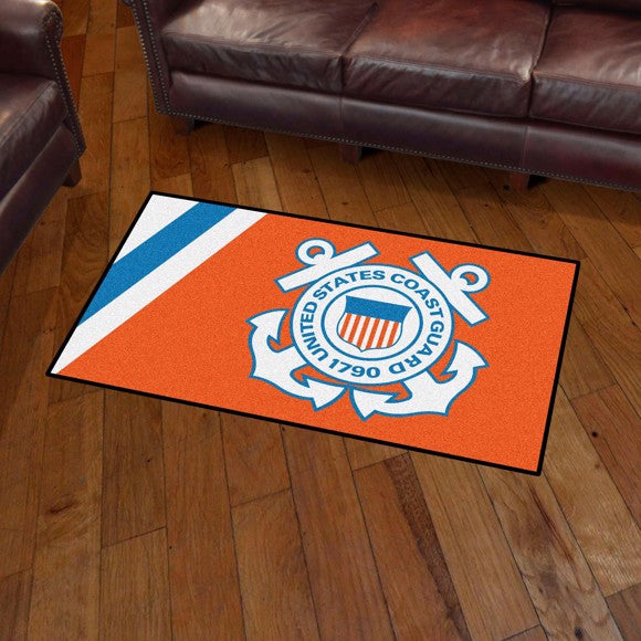 U.S. Coast Guard 3' x 5' Plush Rug*