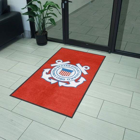 U.S. Coast Guard 3X5 Logo Mat - Portrait