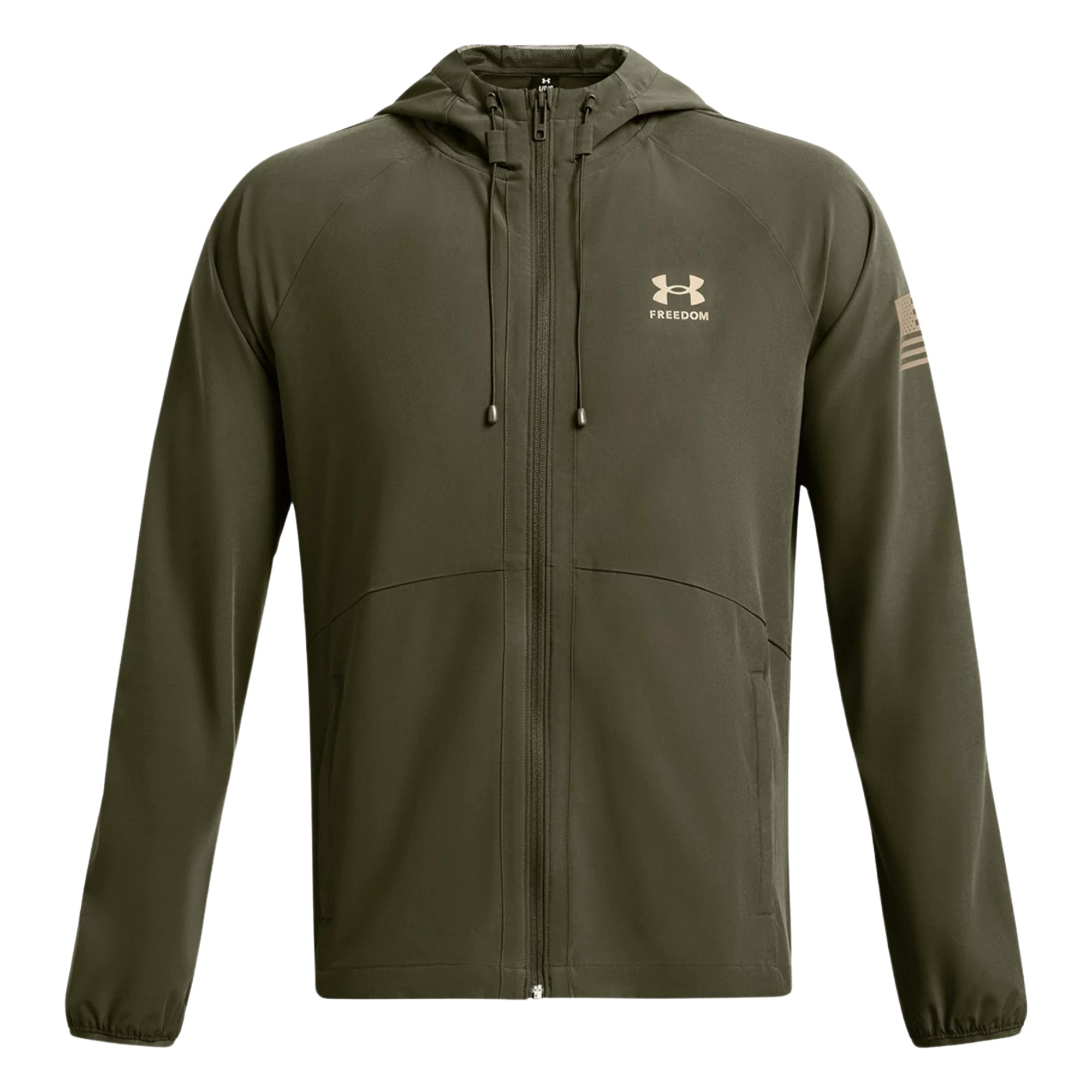 Under Armour Freedom Windbreaker Jacket (OD Green)