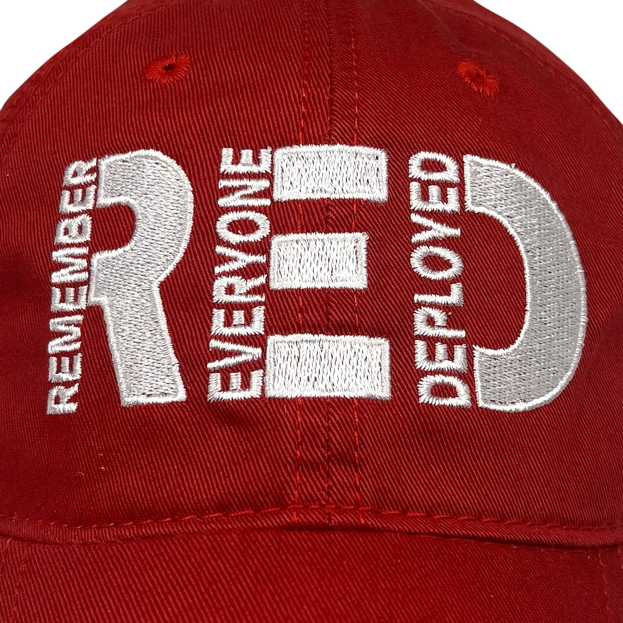 Remember Everyone Deployed Relaxed Twill Hat (Red)