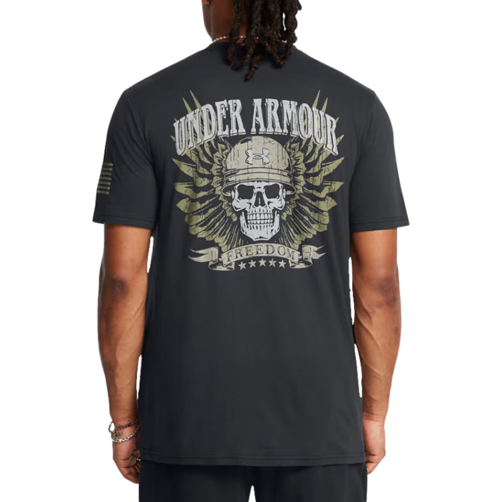 Under Armour Freedom Skull T-Shirt (Black)