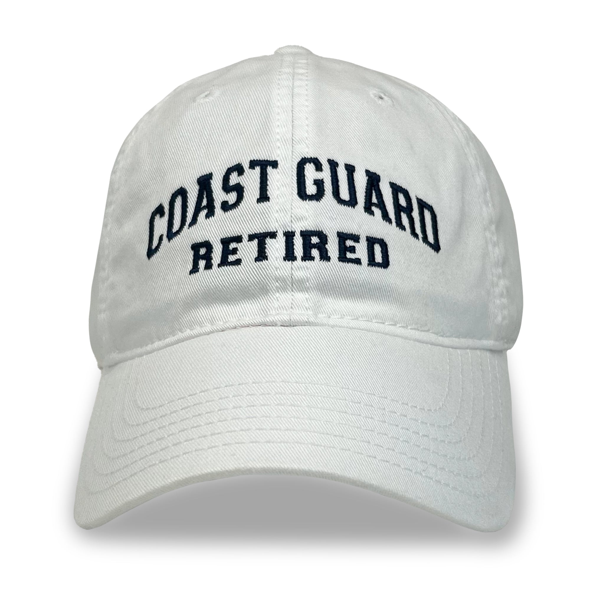 Coast Guard Retired Relaxed Twill Hat (White)