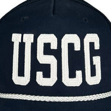 Load image into Gallery viewer, USCG Roadie Trucker Hat (Navy)