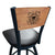 Coast Guard Seal Swivel Stool with Laser Engraved Back*