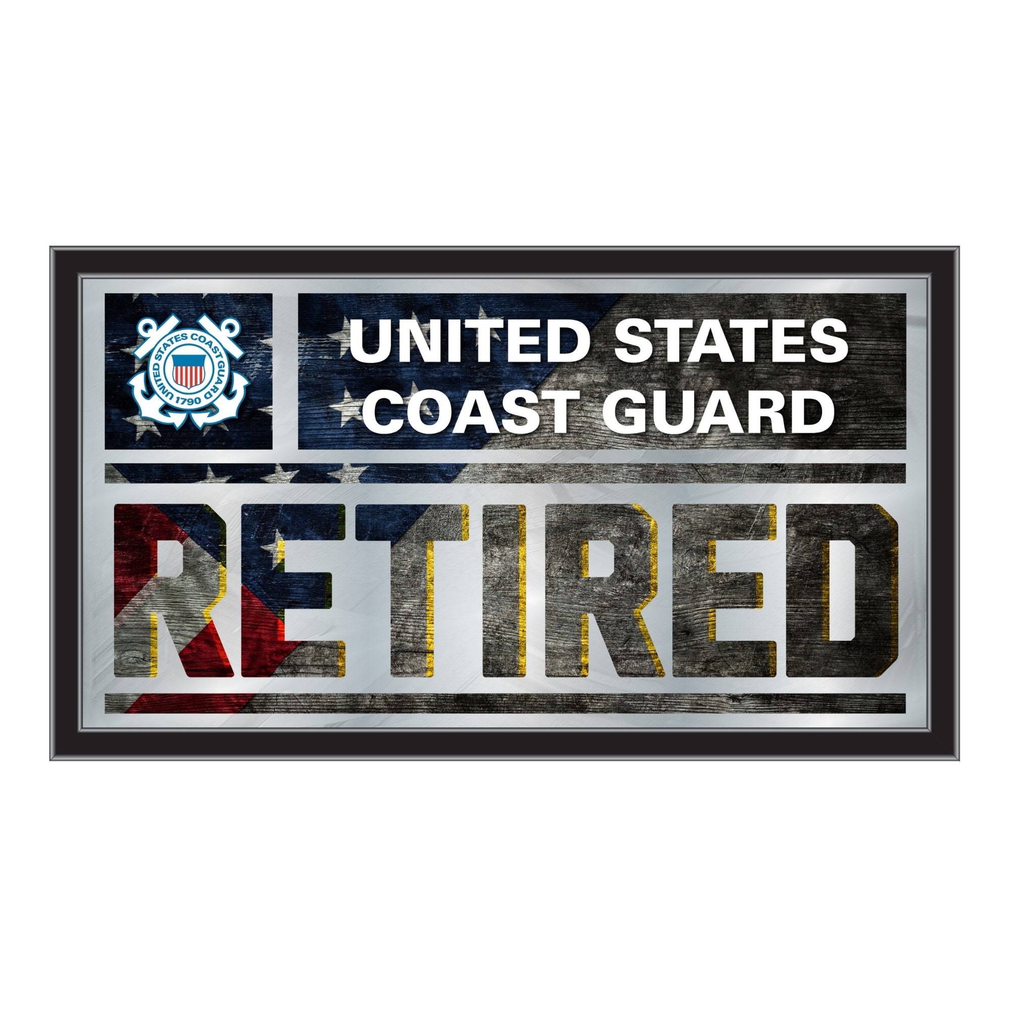 United States Coast Guard Retired Wall Mirror*