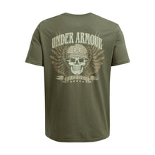 Load image into Gallery viewer, Under Armour Freedom Skull T-Shirt (OD Green)