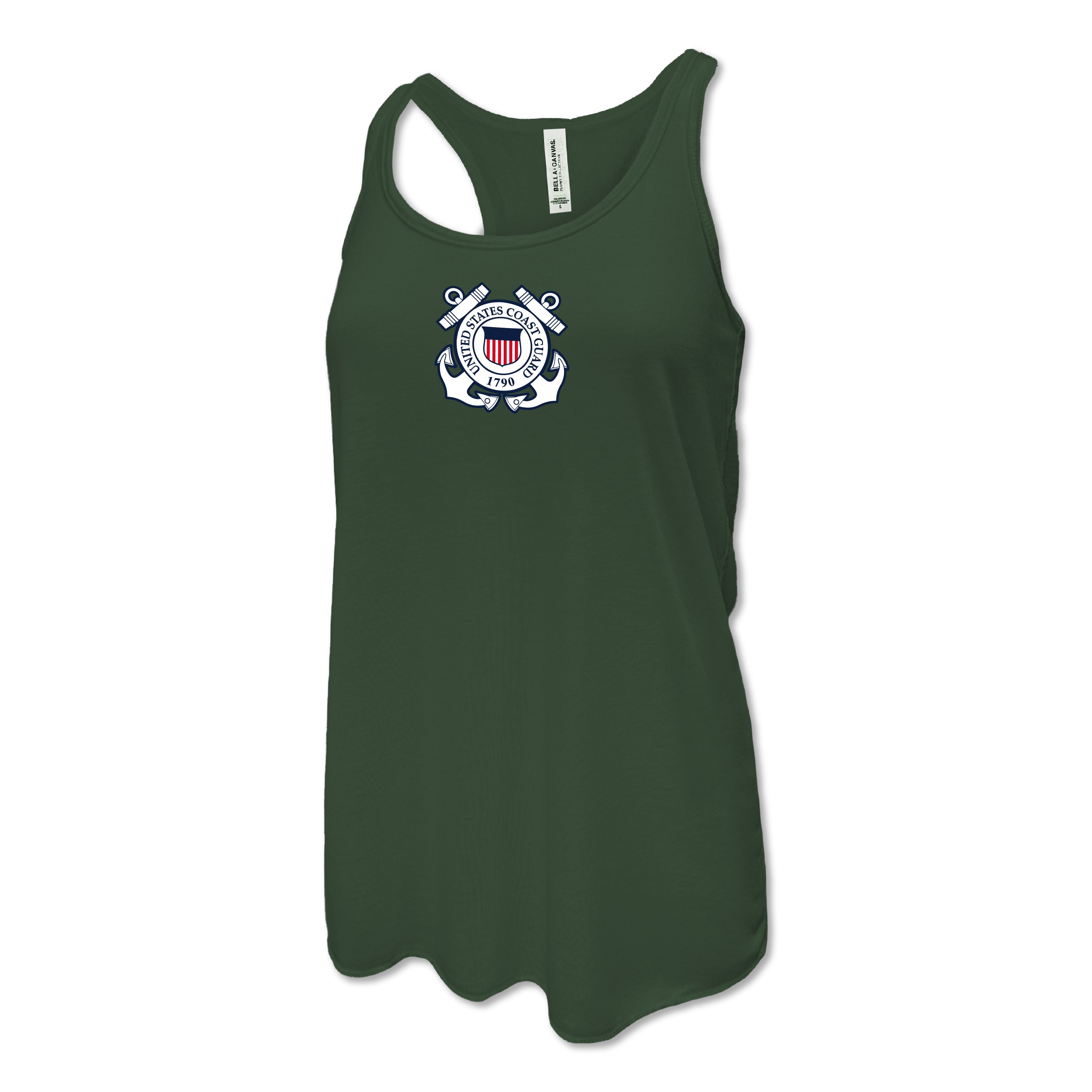 Coast Guard Ladies Seal Racerback