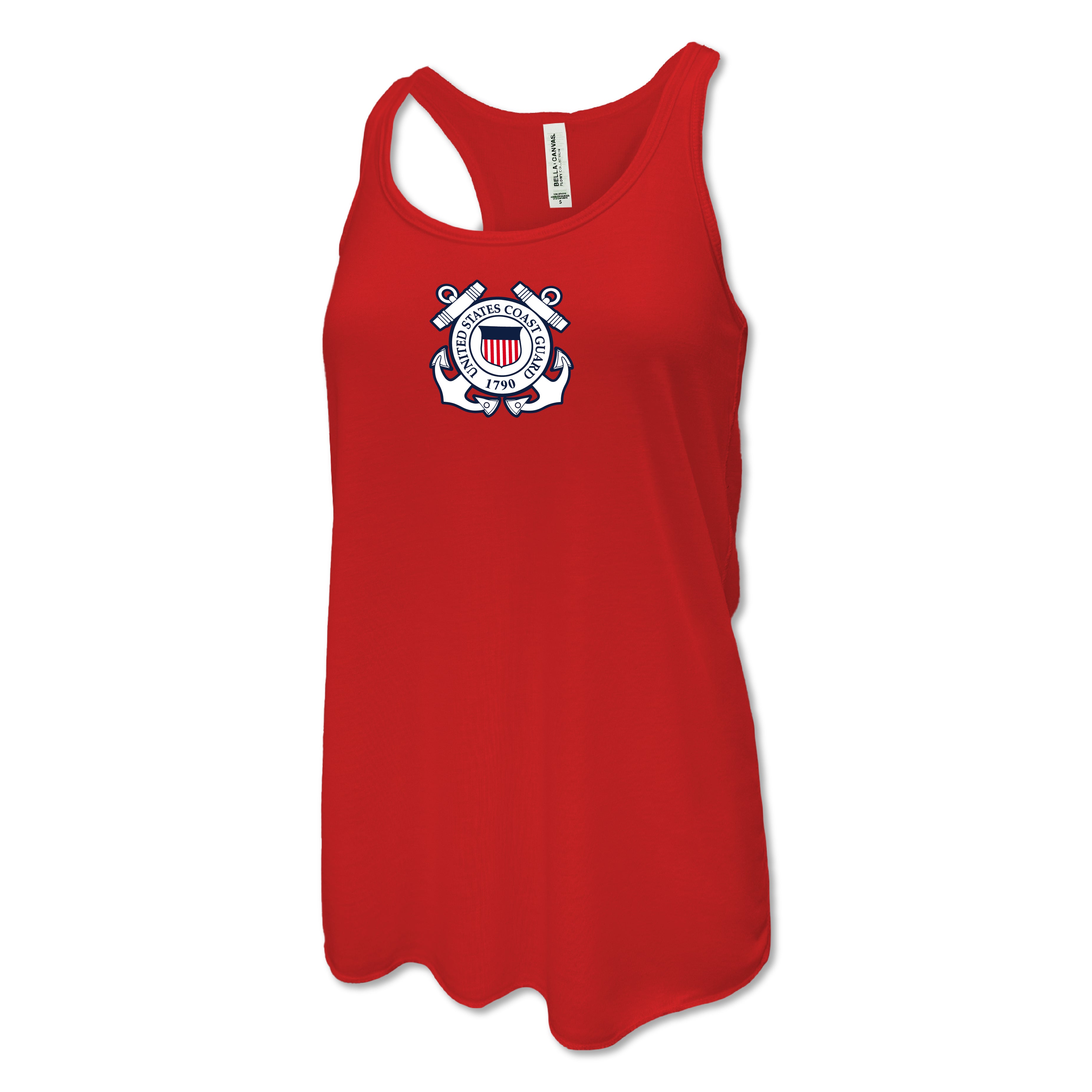 Coast Guard Ladies Seal Racerback