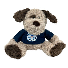 Load image into Gallery viewer, Coast Guard Patches Plush Dog