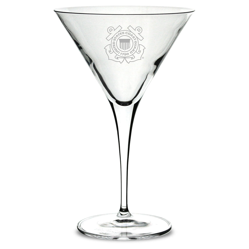 Coast Guard Luigi Bormioli 10oz Martini Glass