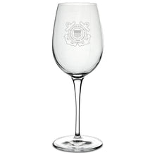 Load image into Gallery viewer, Coast Guard Luigi Bormioli 12oz White Wine Glass*