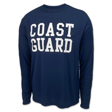 Load image into Gallery viewer, Coast Guard Block Performance Long Sleeve T (Navy)