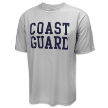 Load image into Gallery viewer, Coast Guard Block Performance T-Shirt (Silver)