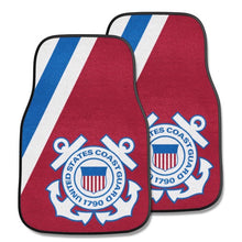 Load image into Gallery viewer, U.S. Coast Guard 2-pc Carpet Car Mat Set*