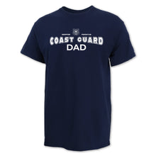 Load image into Gallery viewer, Coast Guard Dad T-Shirt (Navy)