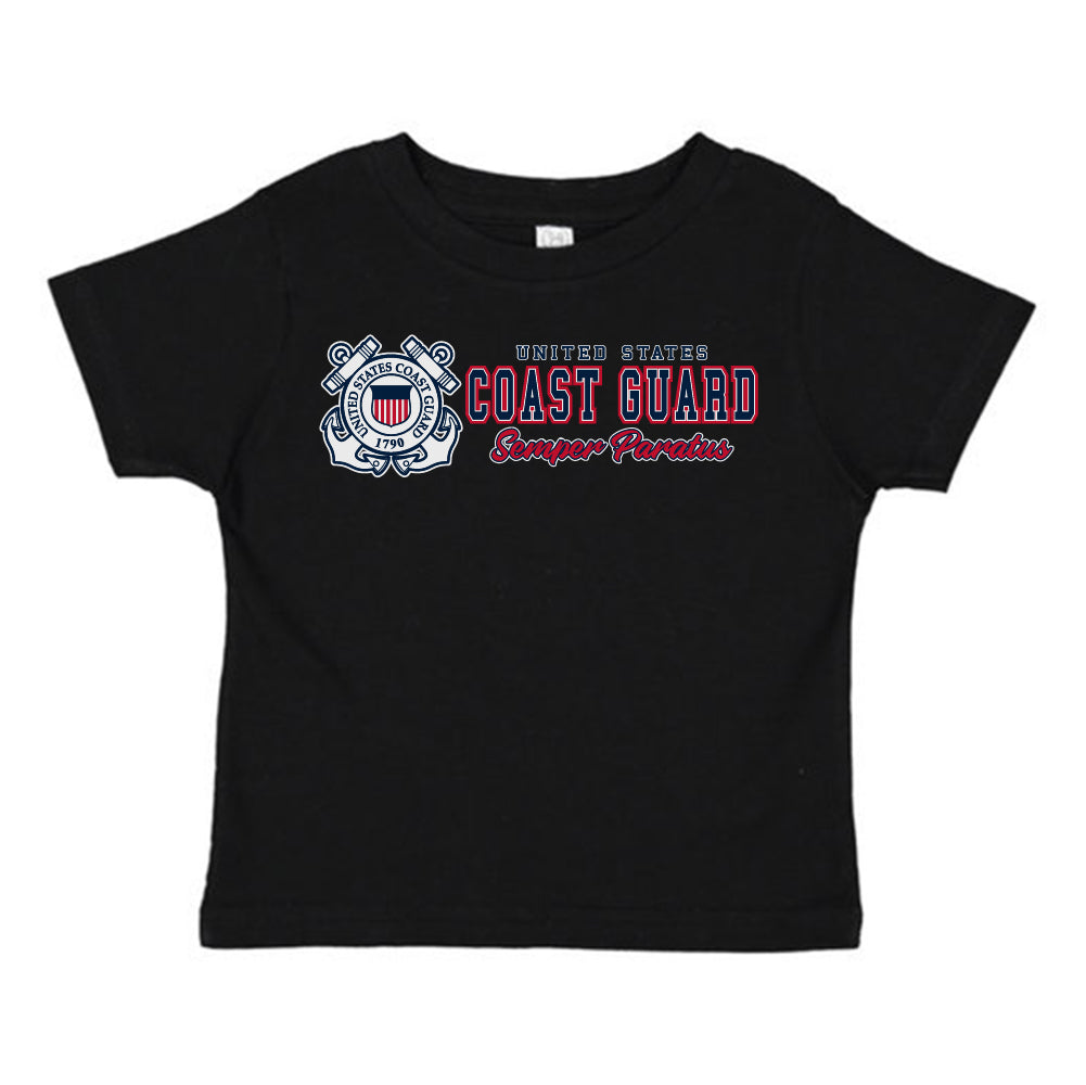 Coast Guard Toddler Full Chest T-Shirt