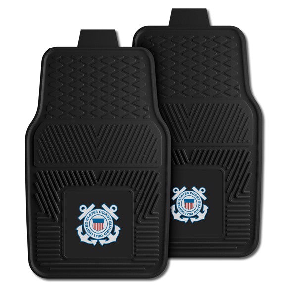 U.S. Coast Guard 2-pc Vinyl Car Mat Set*