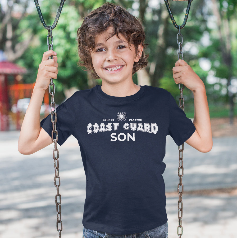 Coast Guard Son Youth T-Shirt (Navy)