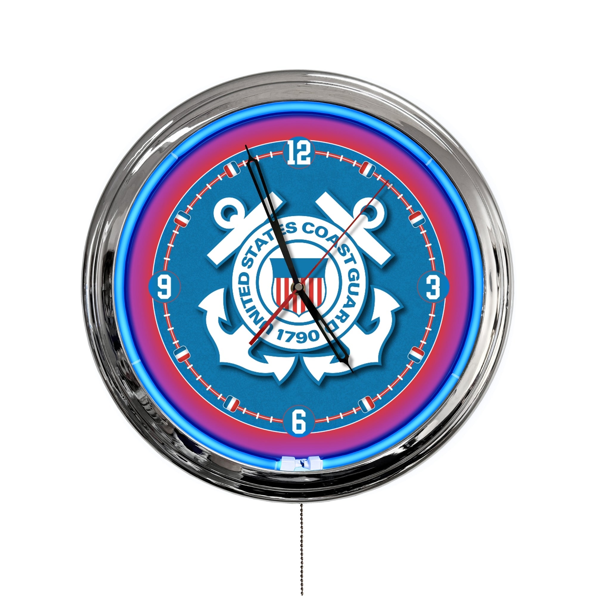 United States Coast Guard 16in LED Wall Clock*