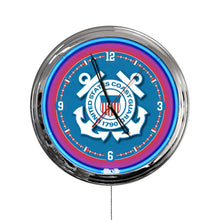 Load image into Gallery viewer, United States Coast Guard 16in LED Wall Clock*