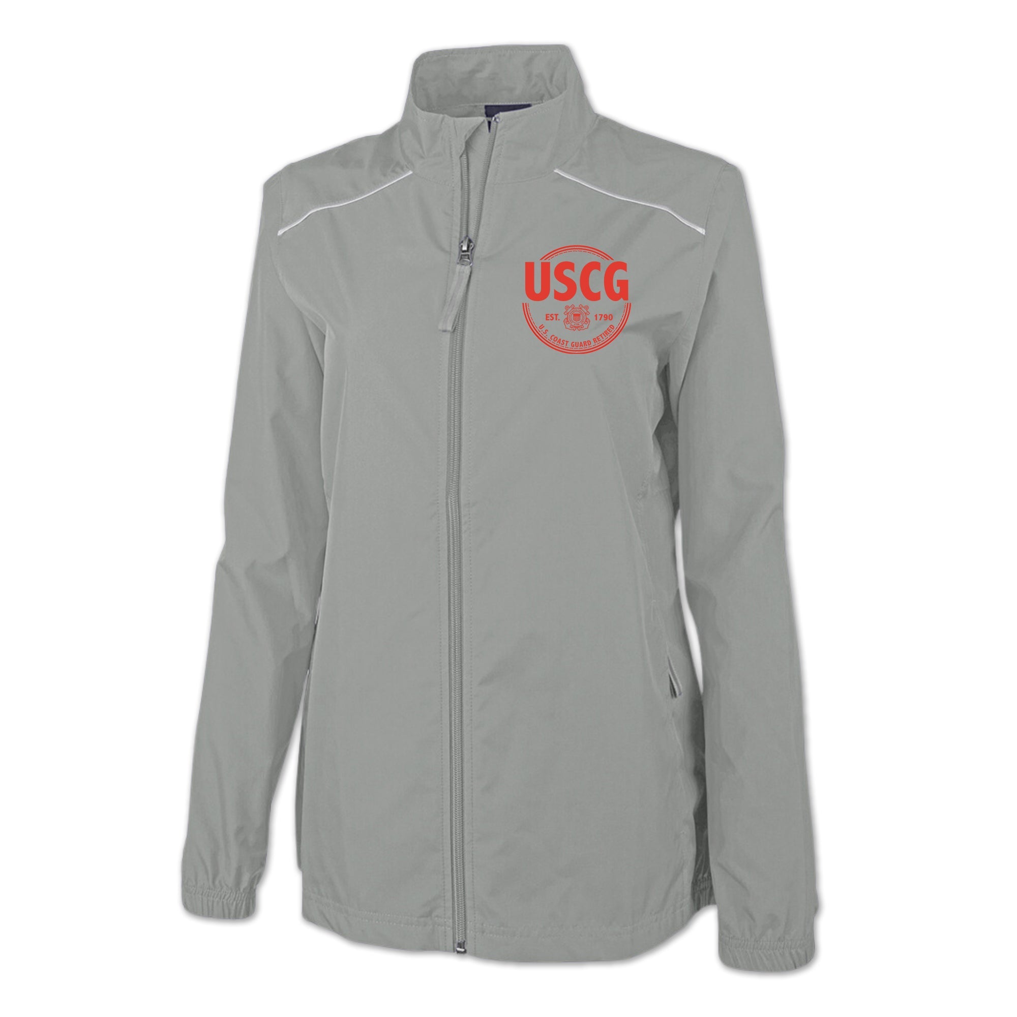 Coast Guard Ladies Retired Pack-N-No Reflective Jacket