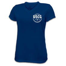 Load image into Gallery viewer, Coast Guard Ladies Retired Performance T-Shirt