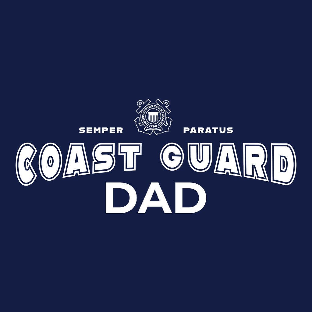 Coast Guard Dad T-Shirt (Navy)
