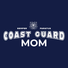 Load image into Gallery viewer, Coast Guard Mom T-Shirt (Navy)