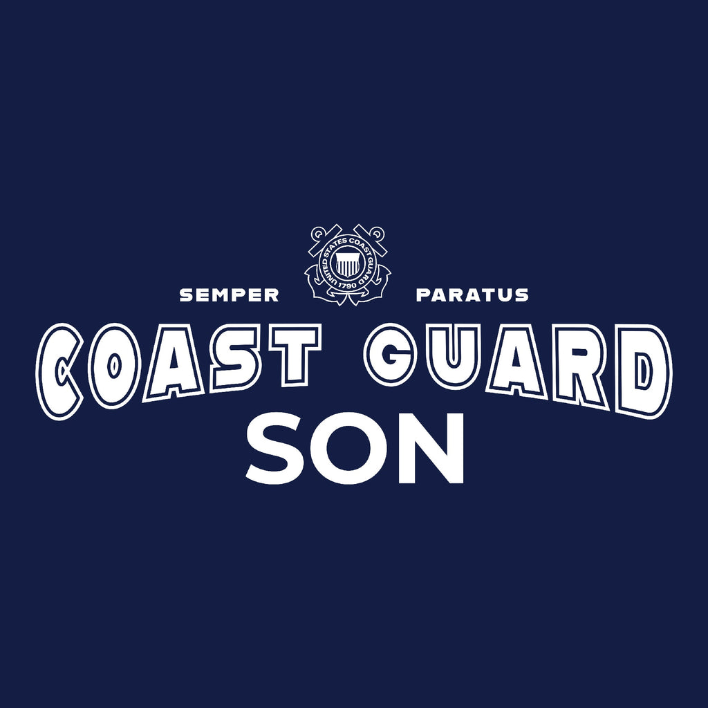 Coast Guard Son Youth T-Shirt (Navy)