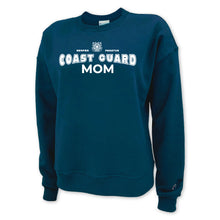 Load image into Gallery viewer, Coast Guard Champion Mom Ladies Crewneck (Navy)