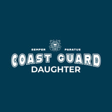 Load image into Gallery viewer, Coast Guard Daughter Ladies Crewneck (Navy)