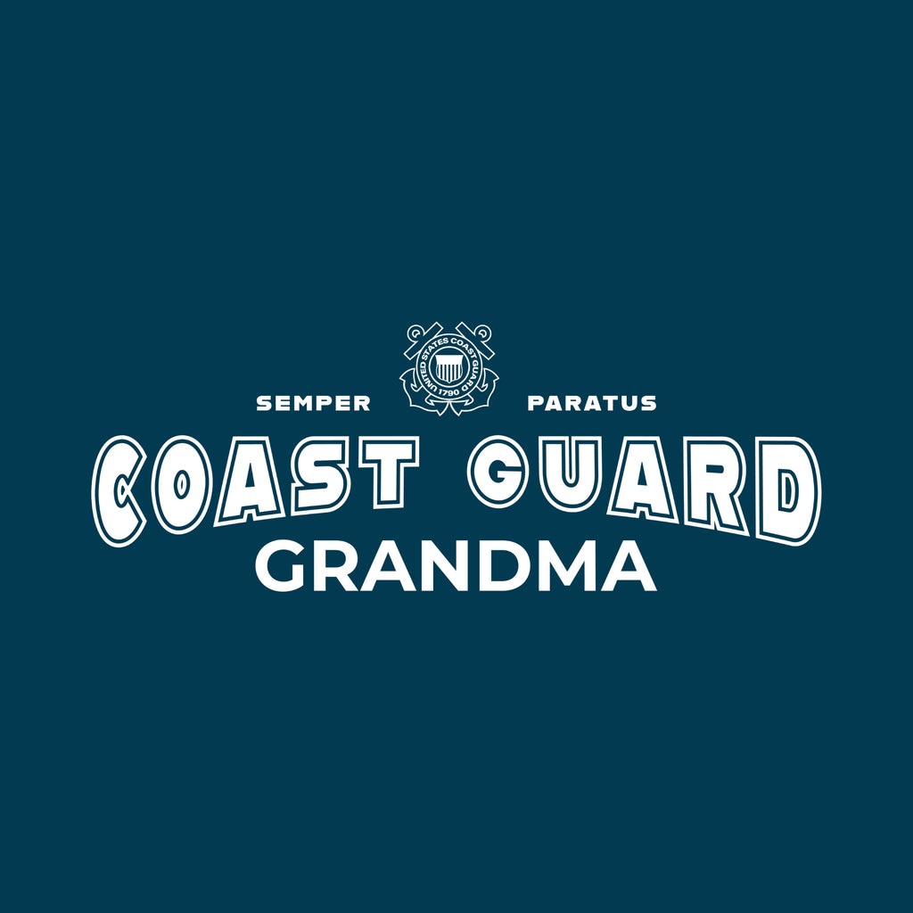 Coast Guard Grandma Ladies Crewneck (Navy)