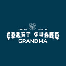 Load image into Gallery viewer, Coast Guard Grandma Ladies Crewneck (Navy)