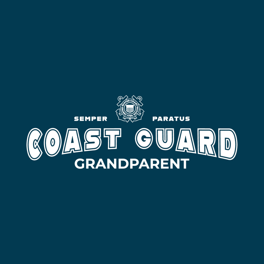 Coast Guard Grandparent Ladies Crewneck (Navy)