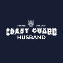 Load image into Gallery viewer, Coast Guard Husband T-Shirt (Navy)