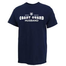 Load image into Gallery viewer, Coast Guard Husband T-Shirt (Navy)