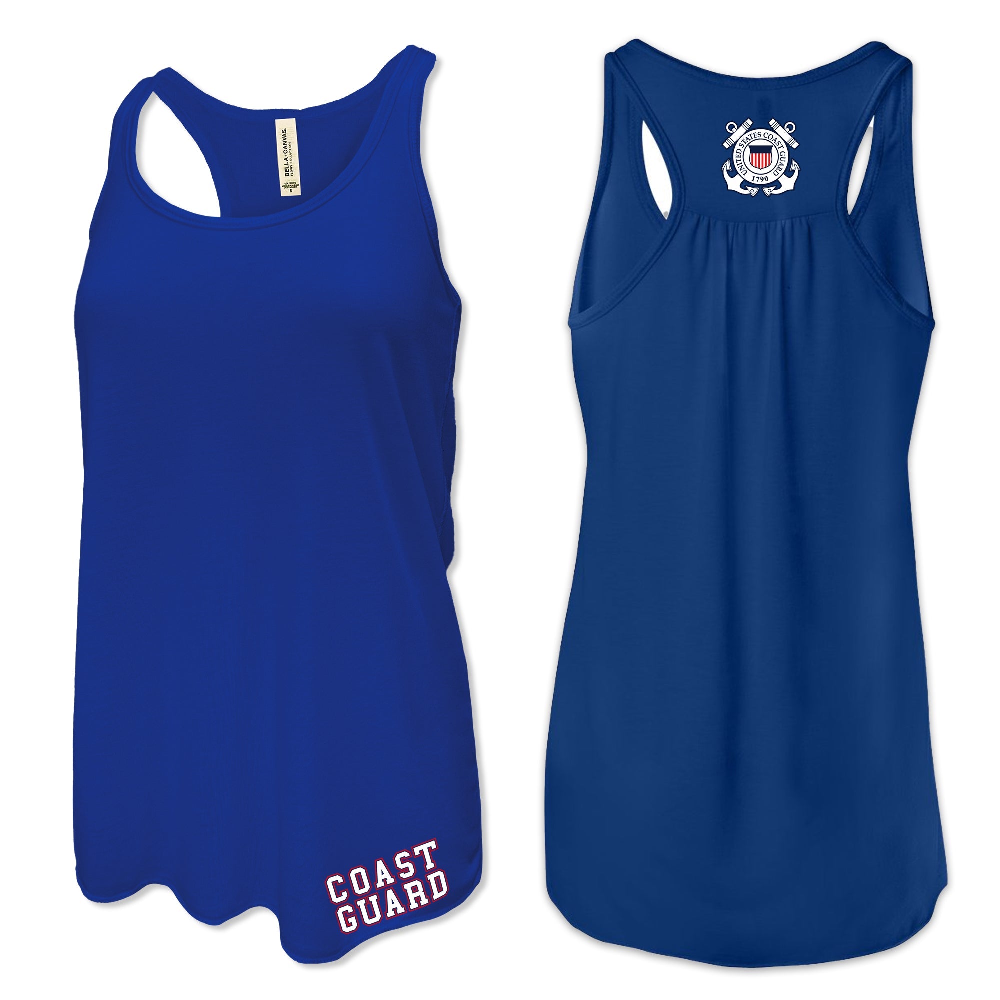 Coast Guard Ladies Duo Racerback