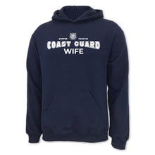 Load image into Gallery viewer, Coast Guard Wife Hood (Navy)