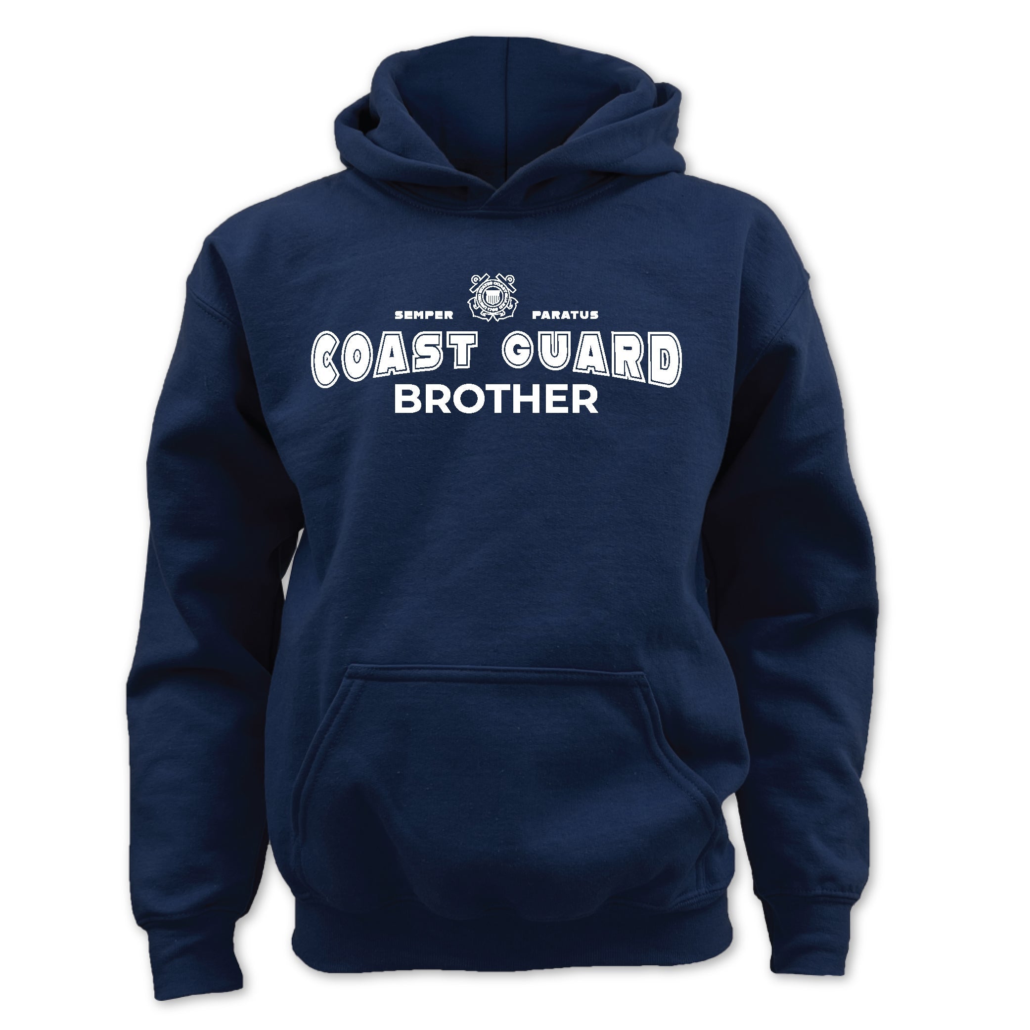 Coast Guard Brother Youth Hood (Navy)