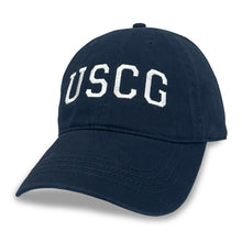 Load image into Gallery viewer, USCG Arch Relaxed Fit Hat (Navy/White)