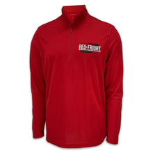 Load image into Gallery viewer, RED Friday Embroidered Performance 1/4 Zip (Red)