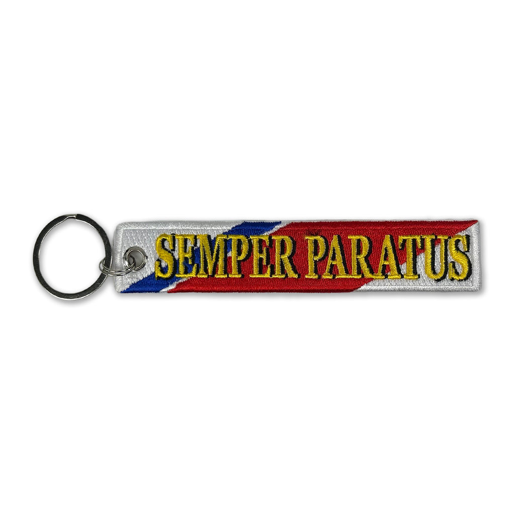 USCG Semper Paratus Double Sided Embroidered Key Chain