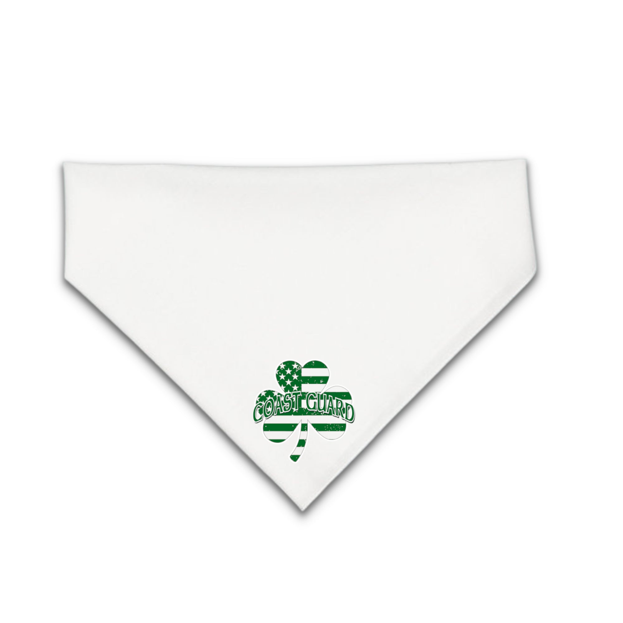 Coast Guard Shamrock Dog Bandana