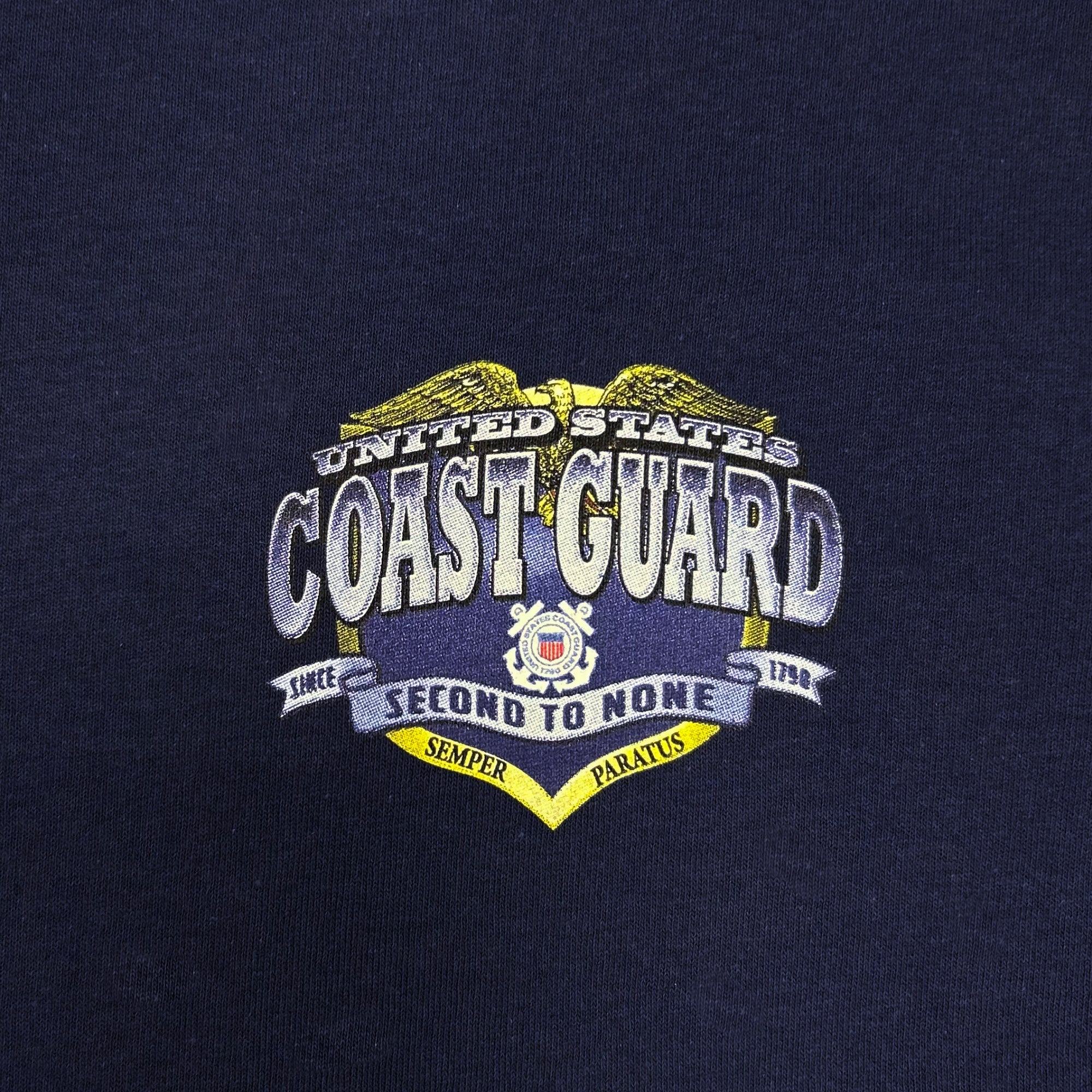 United States Coast Guard Second to None T-Shirt (Navy)