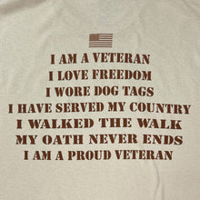Load image into Gallery viewer, American Veteran I Served T-Shirt (Tan)