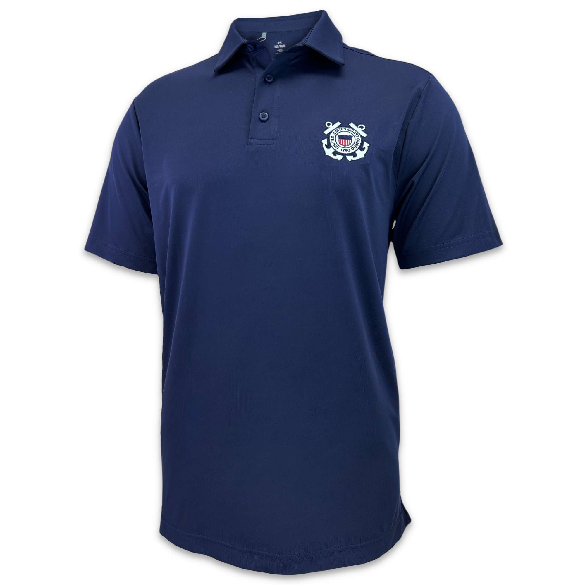 Coast Guard Seal Under Armour Performance Polo (Navy)