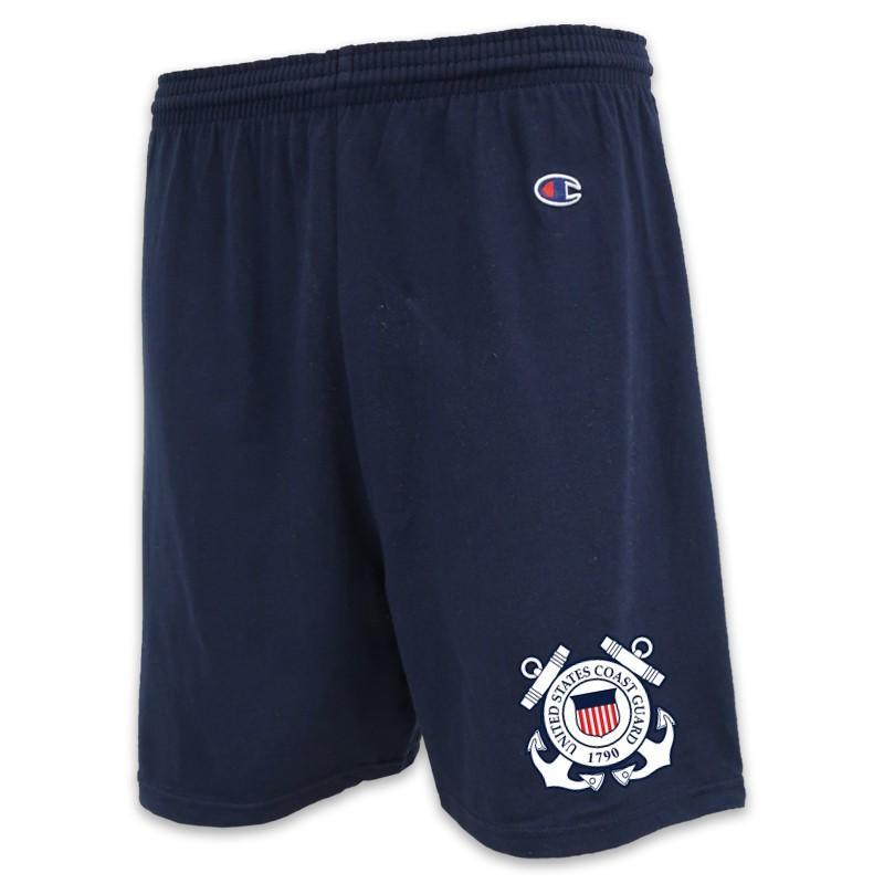 COAST GUARD CHAMPION SEAL LOGO COTTON SHORT (NAVY)