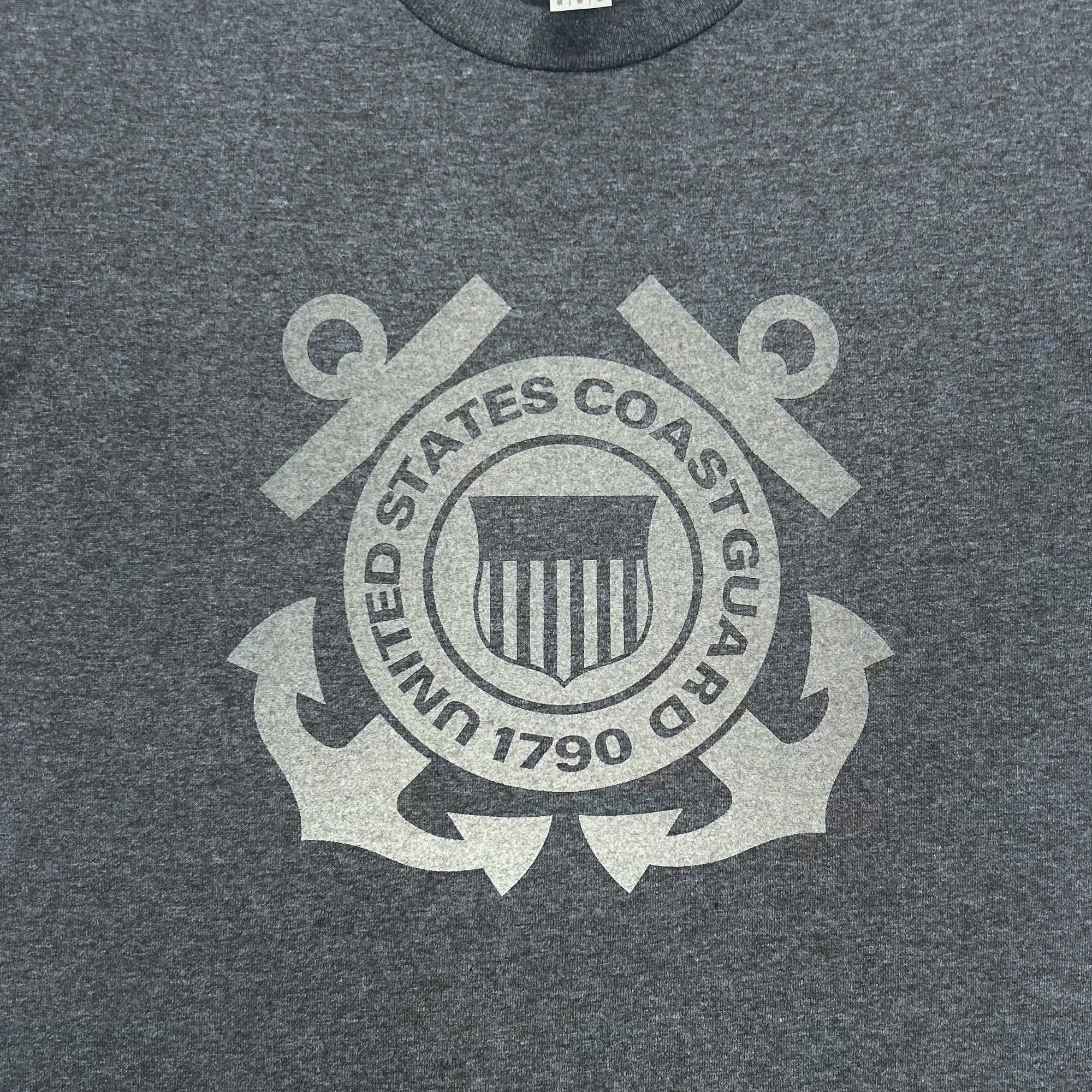 Coast Guard Reflective Logo T-shirt (Charcoal)