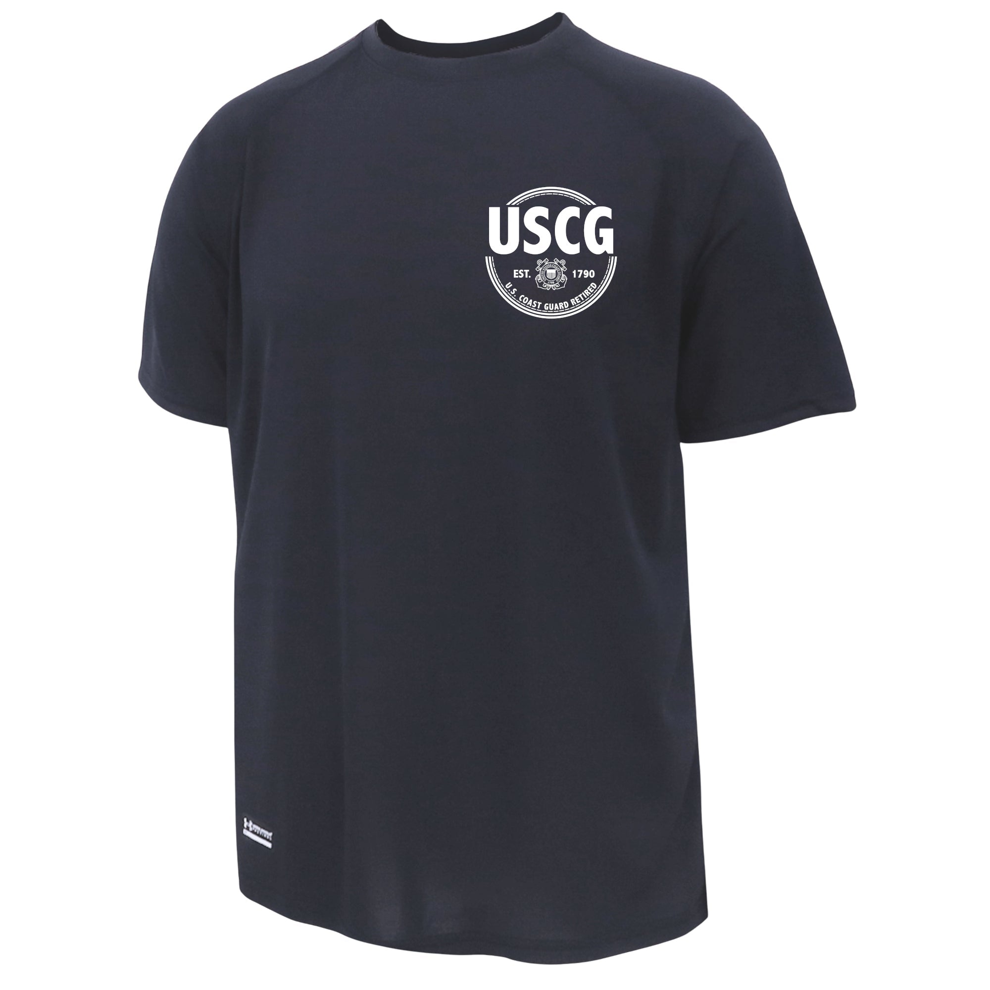 Coast Guard Retired Under Armour Tac Tech T-Shirt